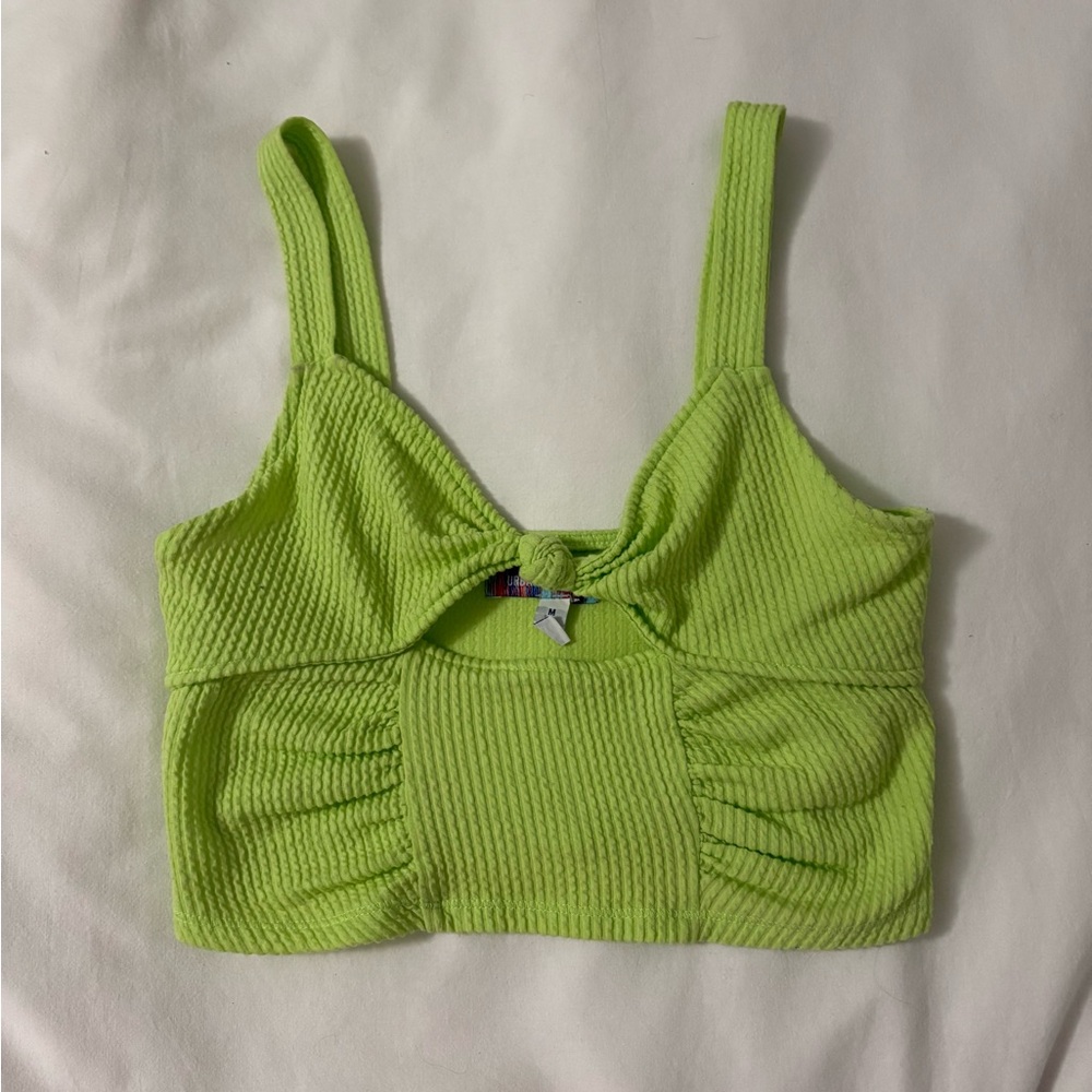 Urban Outfitters Light Green Ribbed Fabric